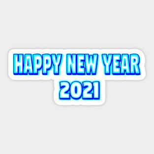 Happy New Year 2021 Sticker